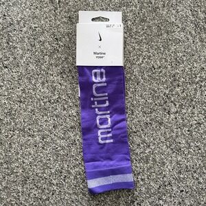 Nike Martine Rose Sheer Knee High Socks Festival Purple Women's S 4-6 DR9995 550